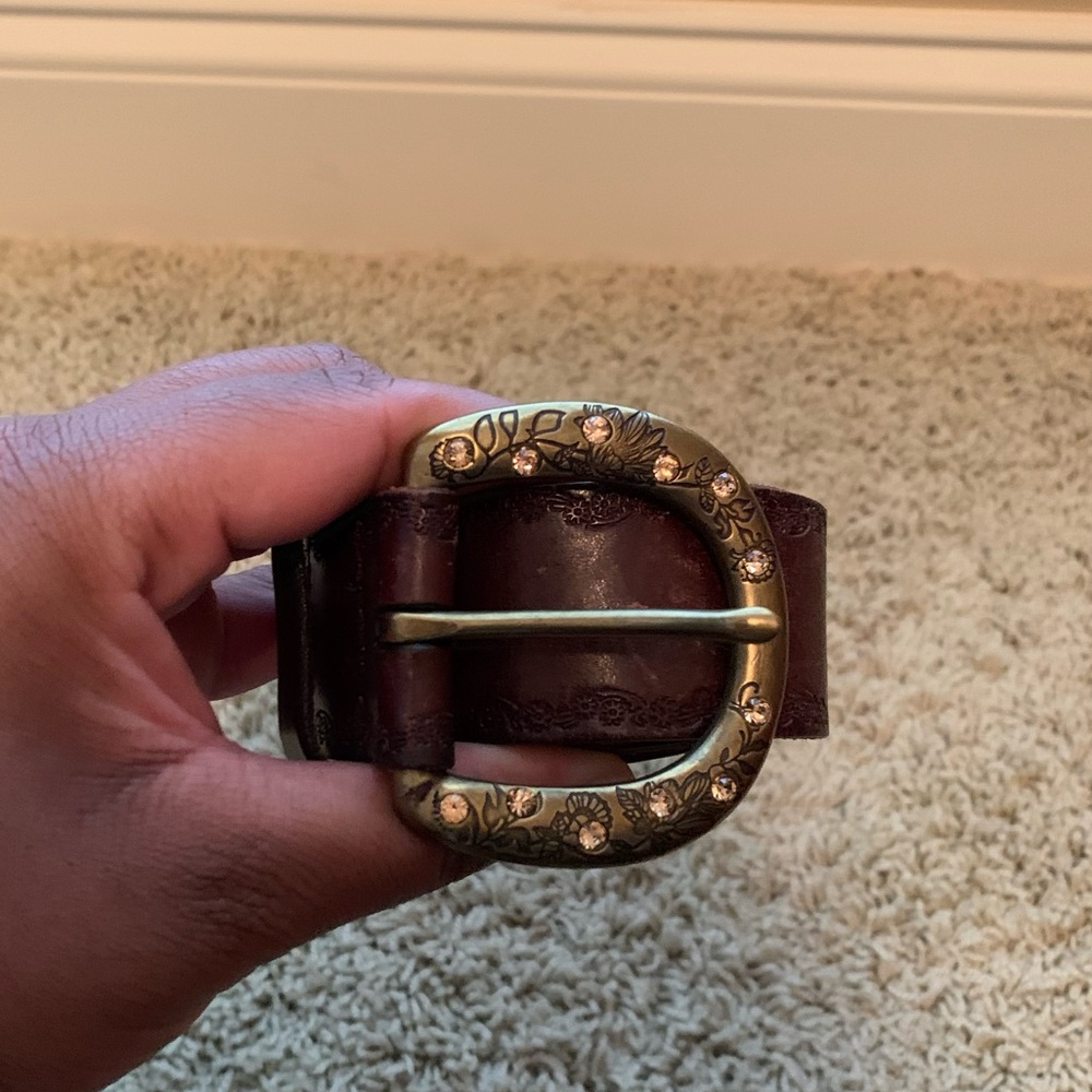 FOSSIL Brown Genuine Leather Belt